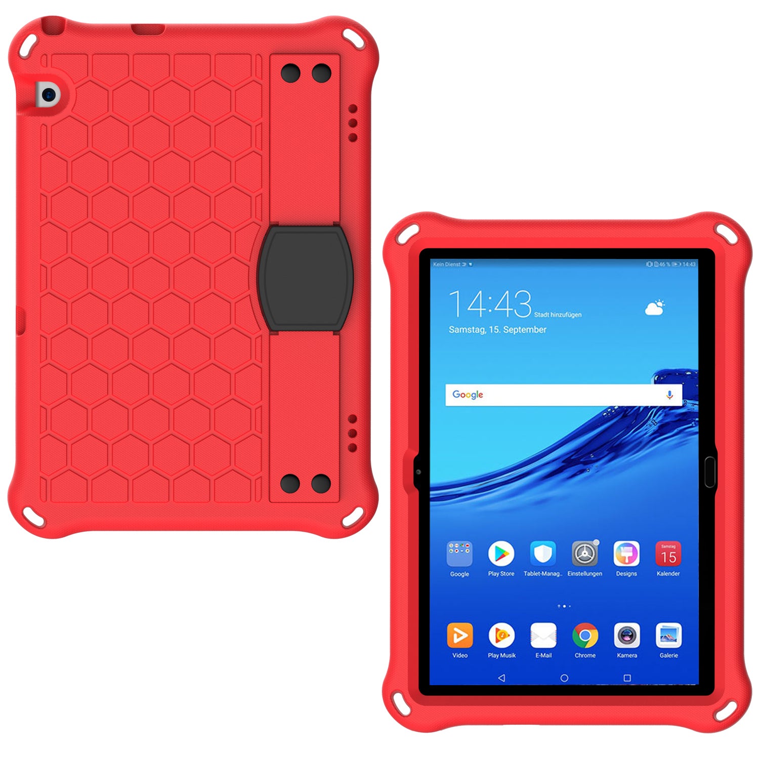 Honeycomb Skin EVA Tablet Shell for Huawei MediaPad T5 10.1