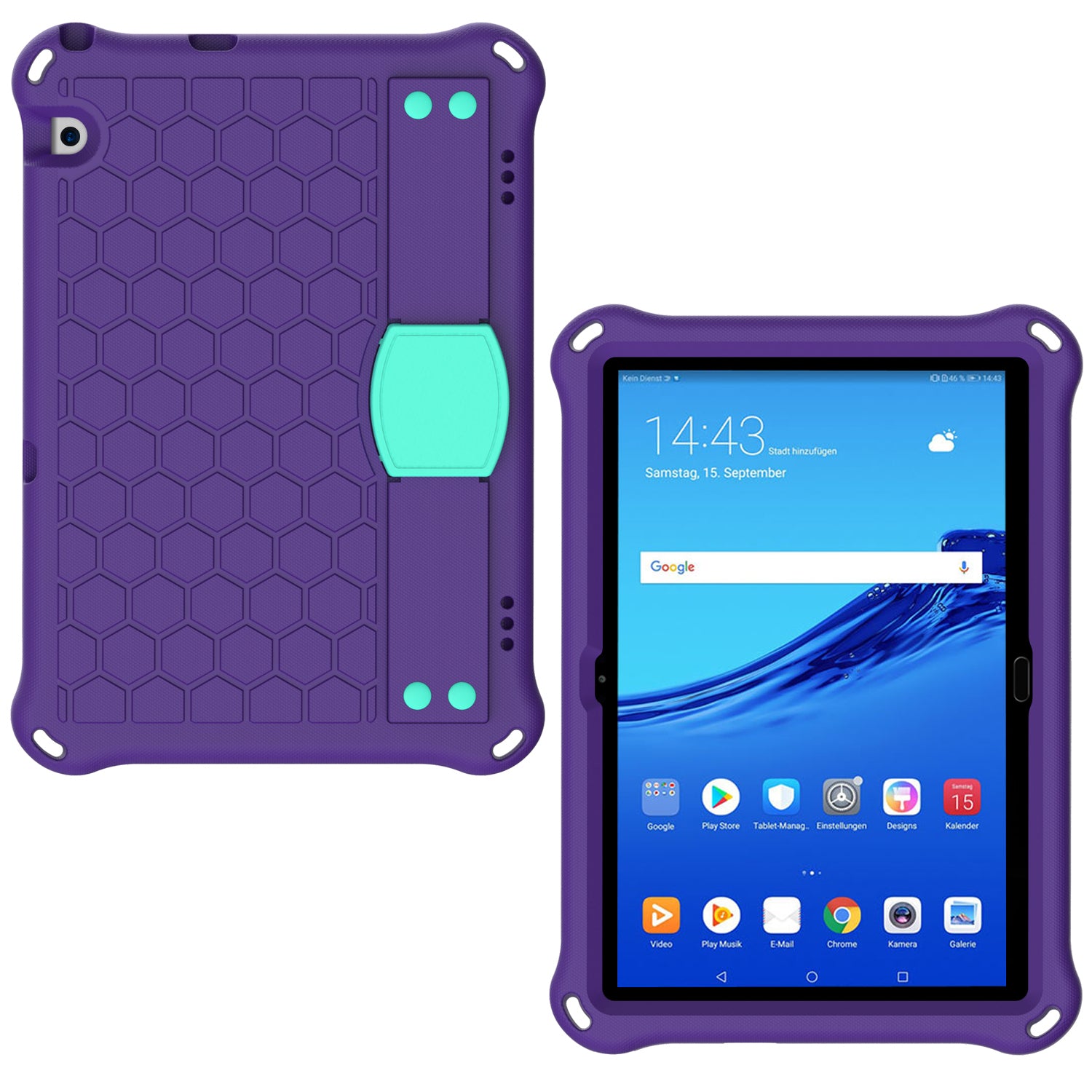 Honeycomb Skin EVA Tablet Shell for Huawei MediaPad T5 10.1