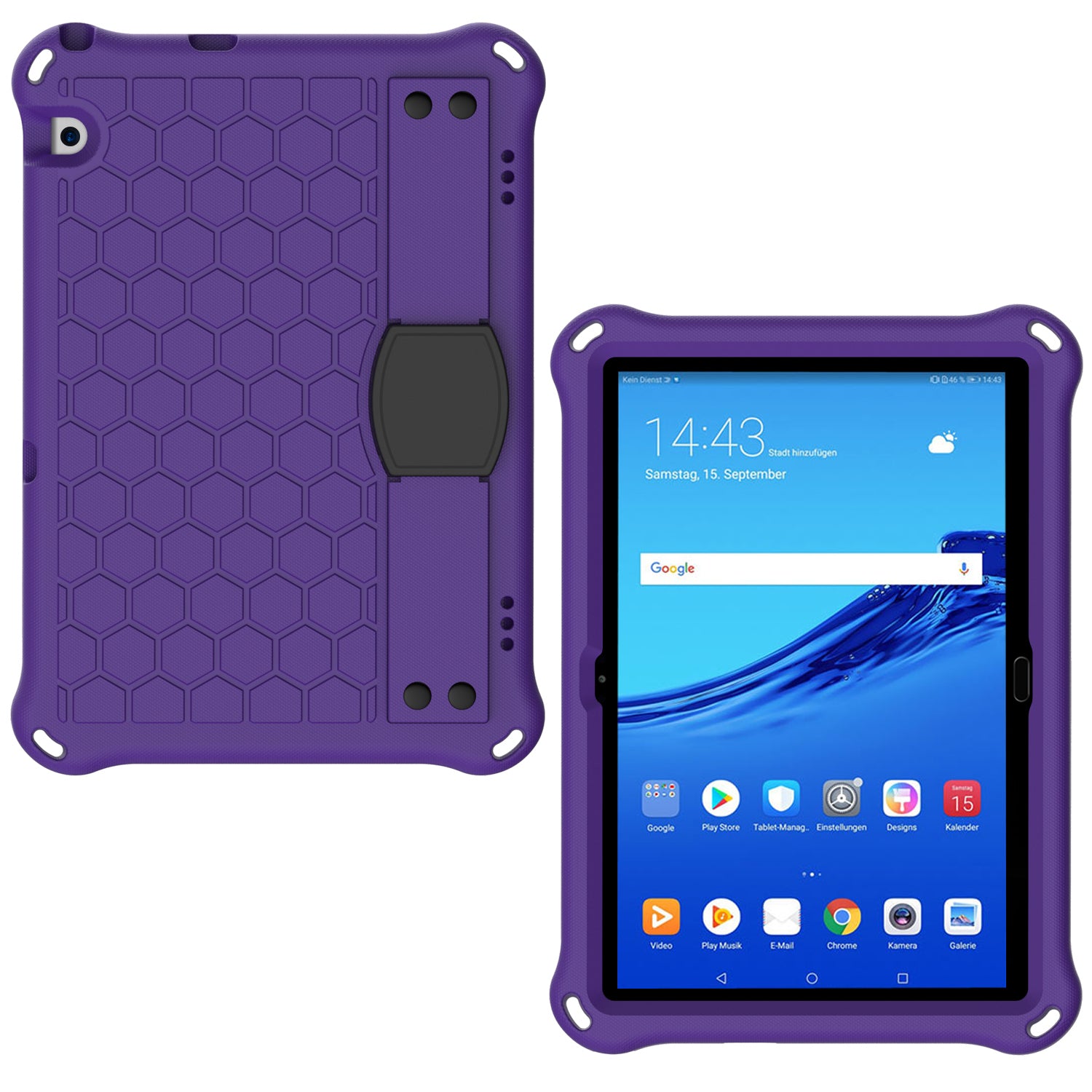 Honeycomb Skin EVA Tablet Shell for Huawei MediaPad T5 10.1
