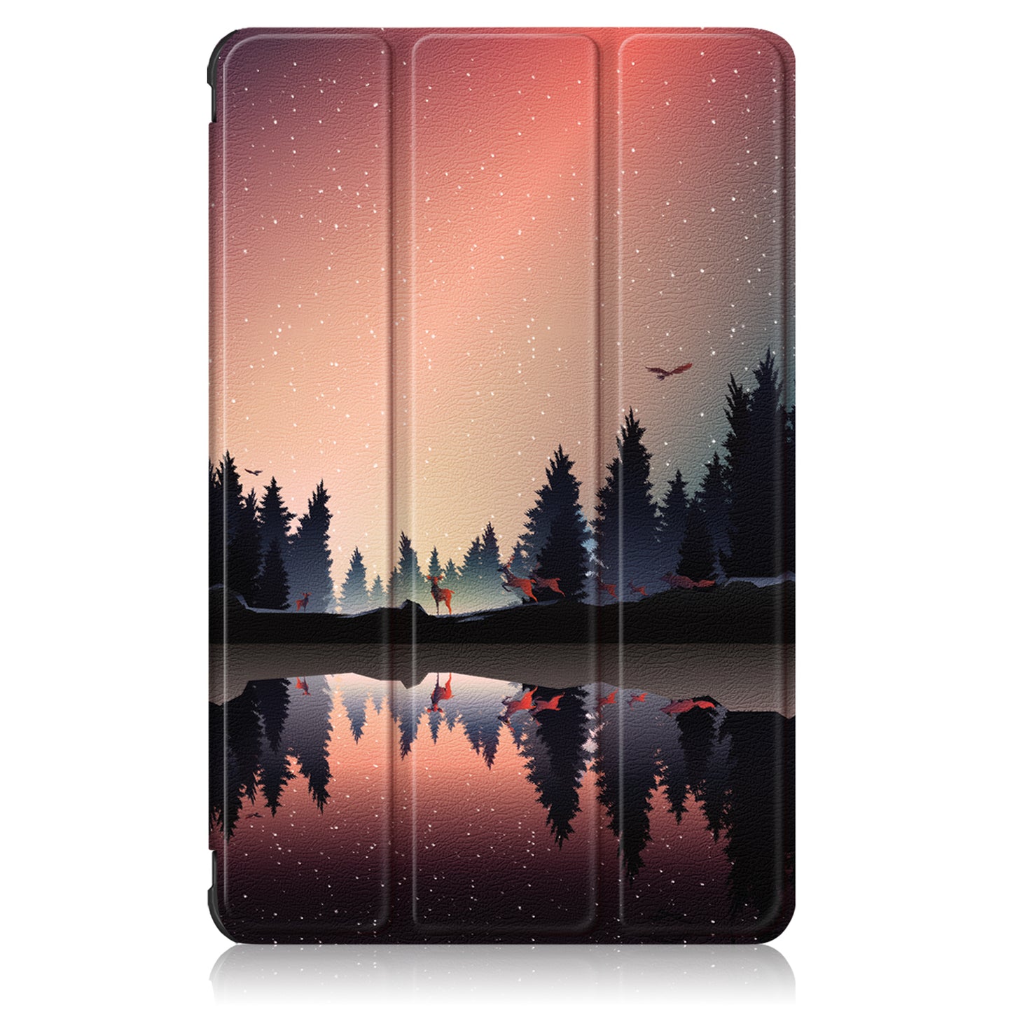 Pattern Printing PU Leather Tri-fold Stand Tablet Case for Honor V6 5G 10.4/Huawei MatePad 10.4