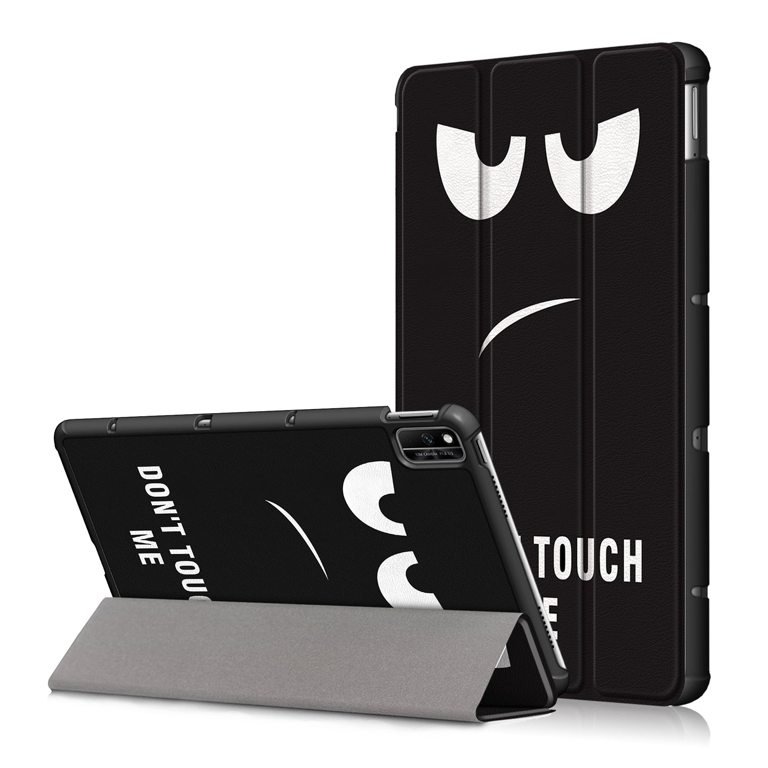 Pattern Printing PU Leather Tri-fold Stand Tablet Case for Honor V6 5G 10.4/Huawei MatePad 10.4
