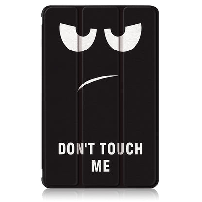 Pattern Printing PU Leather Tri-fold Stand Tablet Case for Honor V6 5G 10.4/Huawei MatePad 10.4