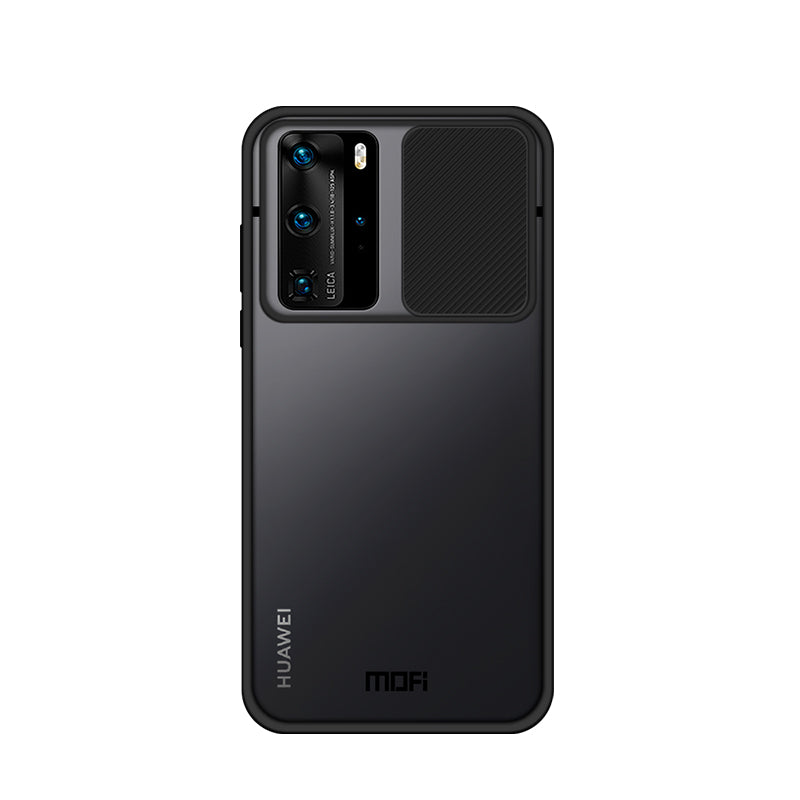 MOFI XINDUN Series PC+TPU Shockproof with Lens Protective Slide Shield Cover for Huawei P40 Pro