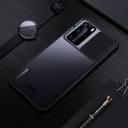 MOFI XINDUN Series PC+TPU Shockproof with Lens Protective Slide Shield Cover for Huawei P40 Pro