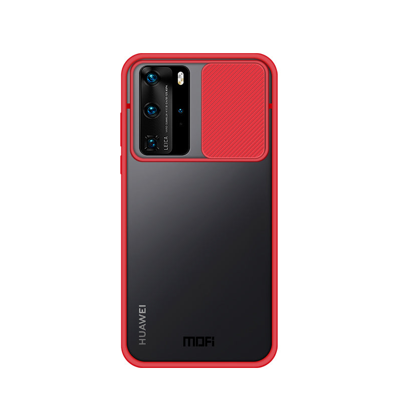 MOFI XINDUN Series PC+TPU Shockproof with Lens Protective Slide Shield Cover for Huawei P40 Pro