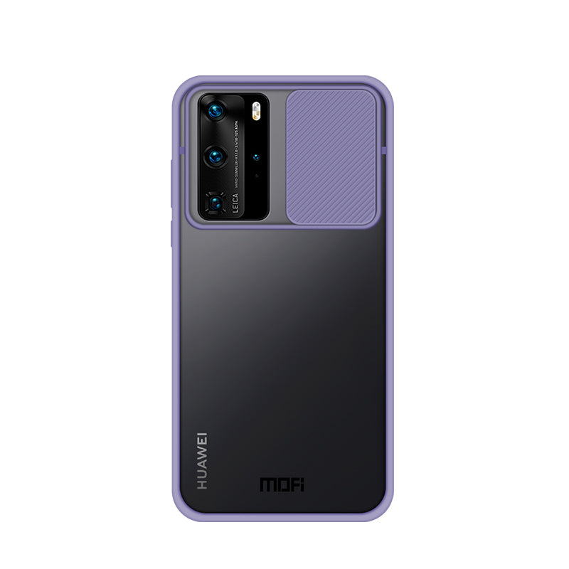 MOFI XINDUN Series PC+TPU Shockproof with Lens Protective Slide Shield Cover for Huawei P40 Pro