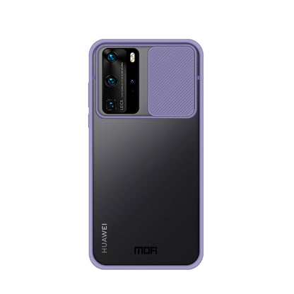 MOFI XINDUN Series PC+TPU Shockproof with Lens Protective Slide Shield Cover for Huawei P40 Pro