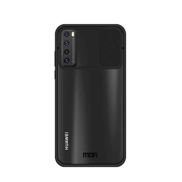 MOFI XINDUN Series Shockproof PC+TPU Phone Case with Lens Protective Slide Shield for Huawei Nova 7 5G