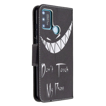 Pattern Printing Magnetic Leather Stand Case for Honor 9A