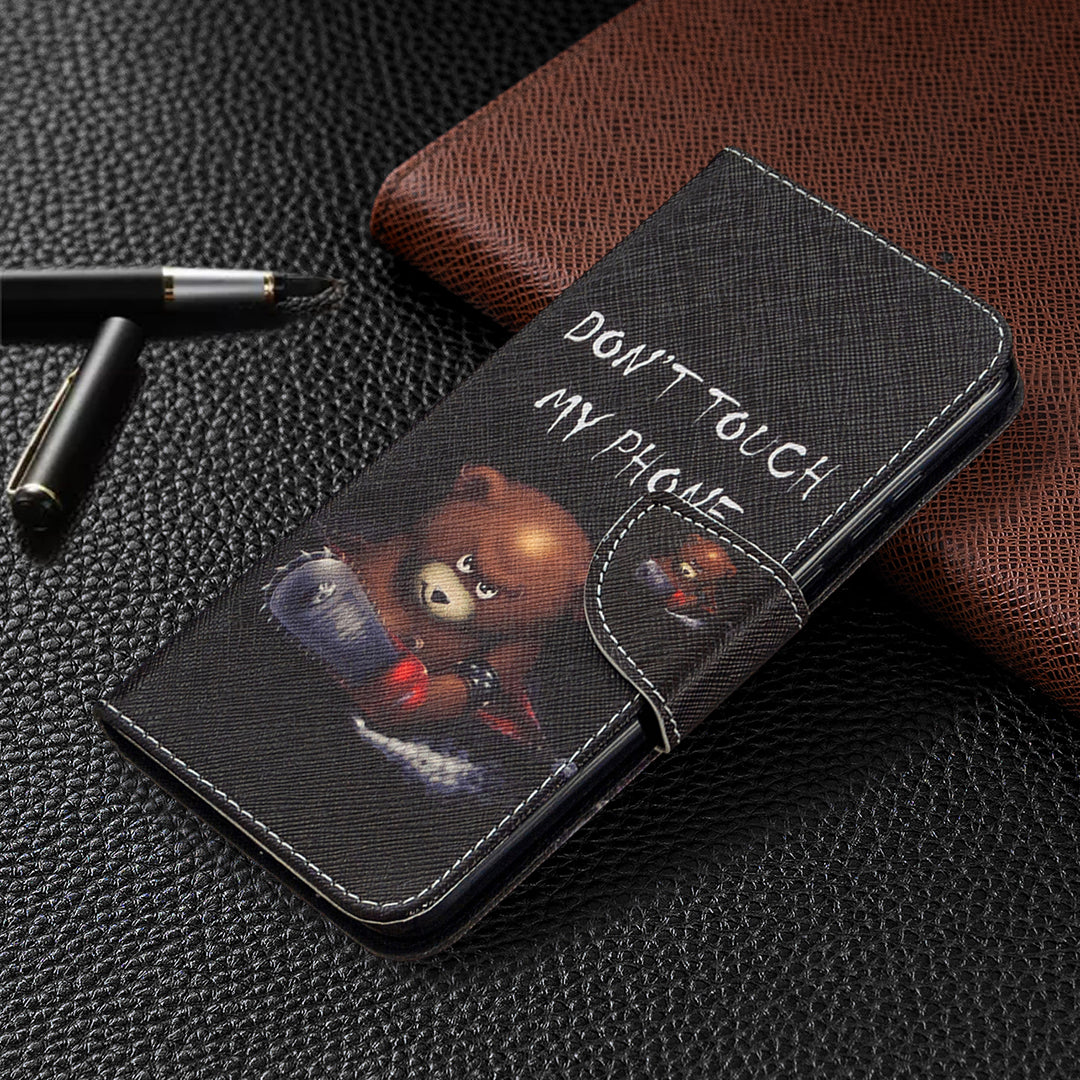 Pattern Printing Magnetic Leather Stand Case for Honor 9A