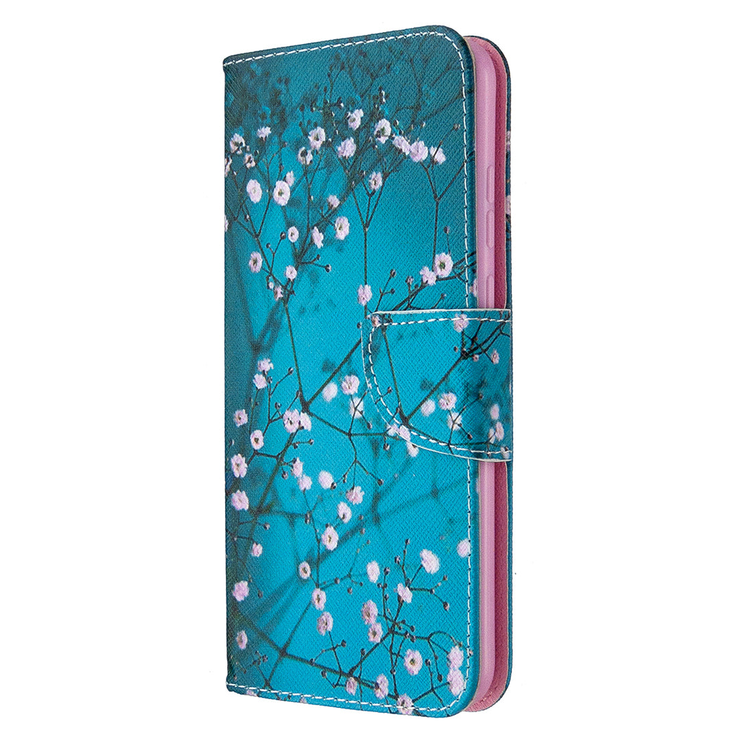 Pattern Printing Magnetic Leather Stand Case for Honor 9A