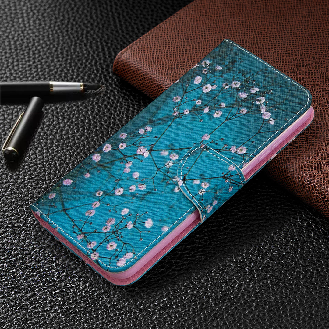 Pattern Printing Magnetic Leather Stand Case for Honor 9A