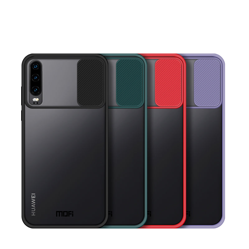 MOFI XINDUN Series PC+TPU with Lens Slide Shield Case for Huawei P30