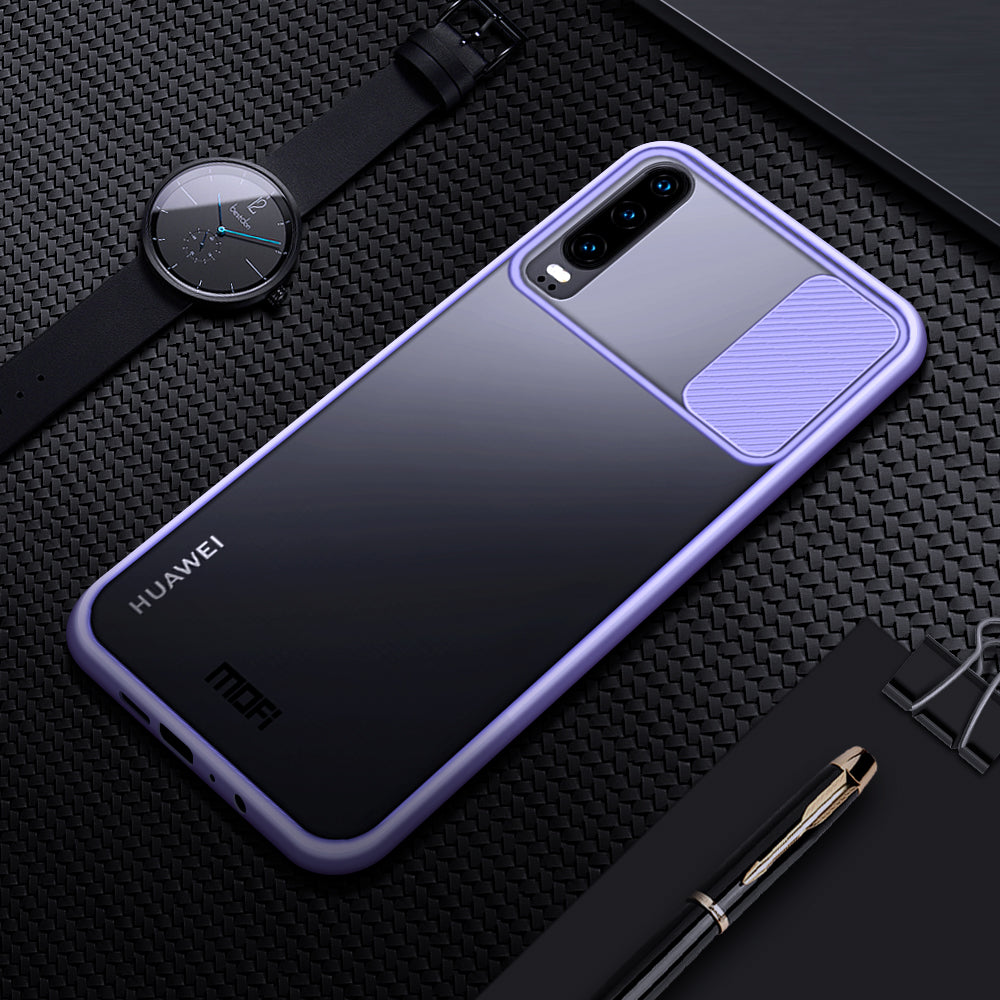 MOFI XINDUN Series PC+TPU with Lens Slide Shield Case for Huawei P30
