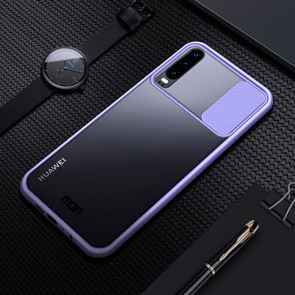 MOFI XINDUN Series PC+TPU with Lens Slide Shield Case for Huawei P30