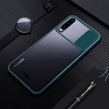 MOFI XINDUN Series PC+TPU with Lens Slide Shield Case for Huawei P30