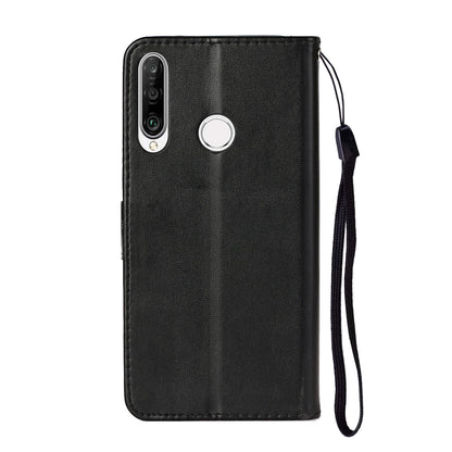 Wallet Leather Stand Phone Case with Strap for Huawei Y6p