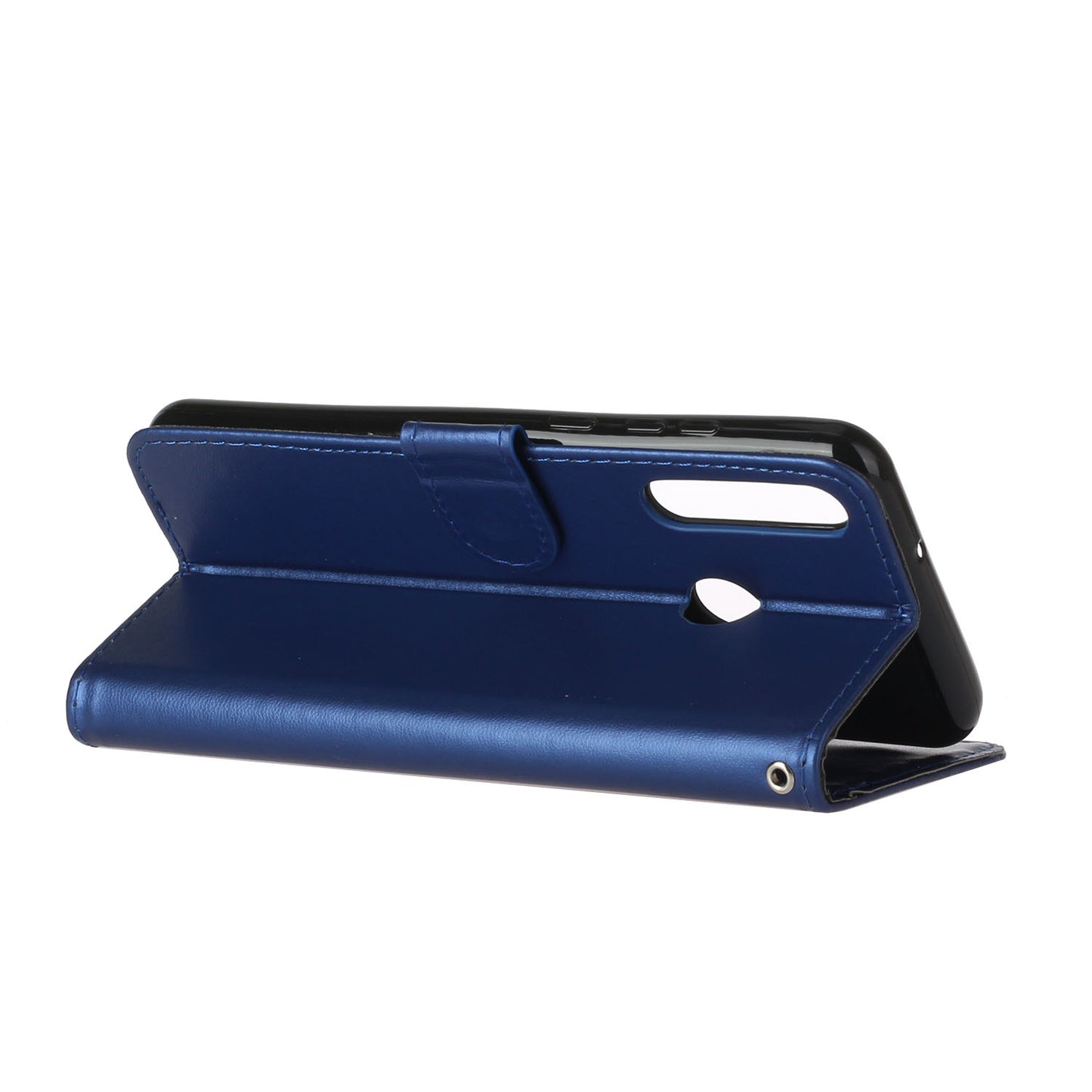 Wallet Leather Stand Phone Case with Strap for Huawei Y6p