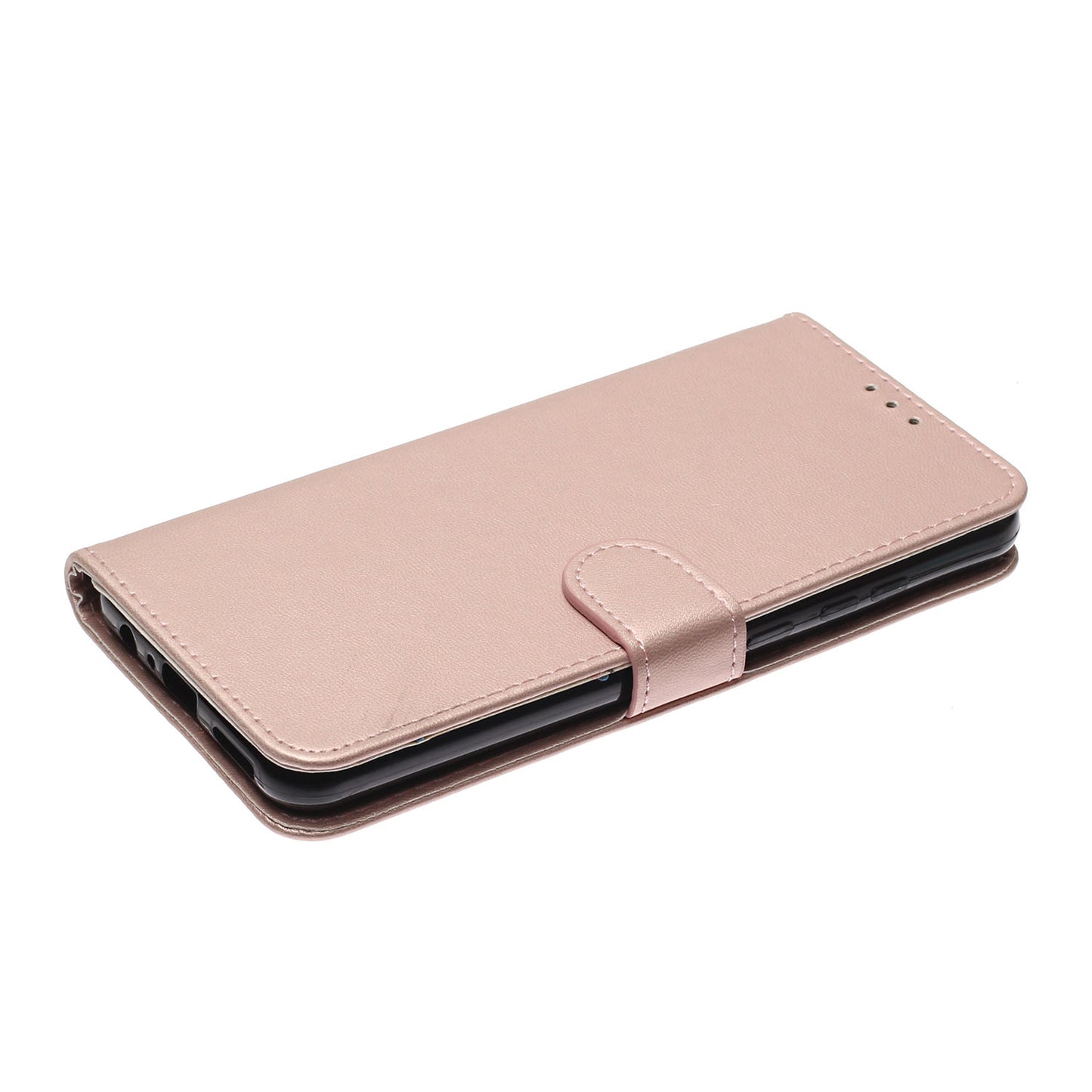Wallet Leather Stand Phone Case with Strap for Huawei Y6p