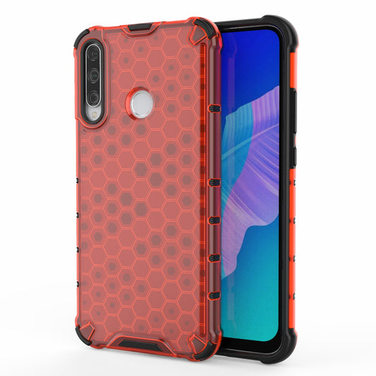 Honeycomb Skin Shock-proof TPU + PC Hybrid Casing for Huawei Y7p/P40 lite E/Honor 9C