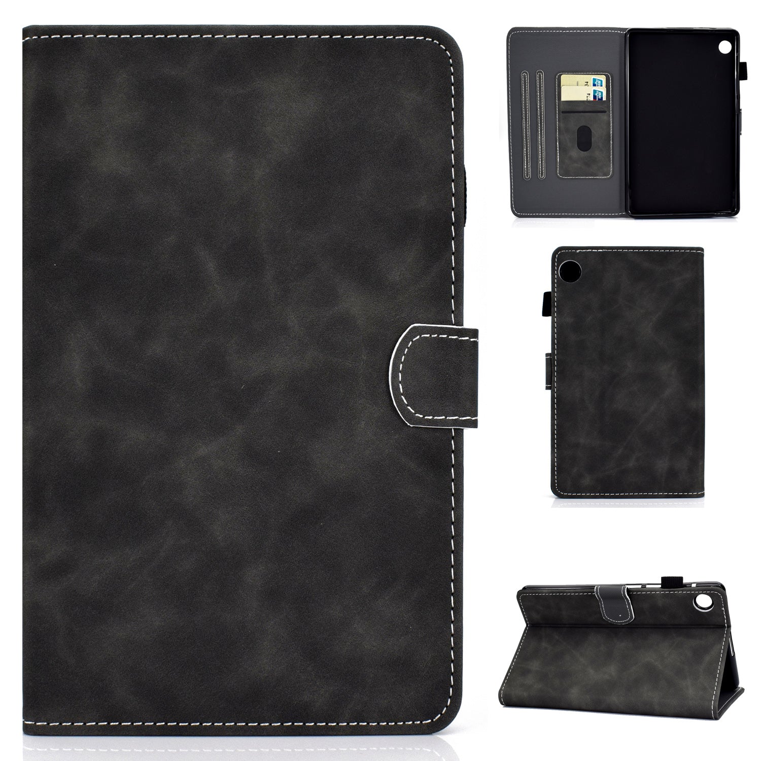 Leather Stand Case with Card Slots for Huawei MatePad T8