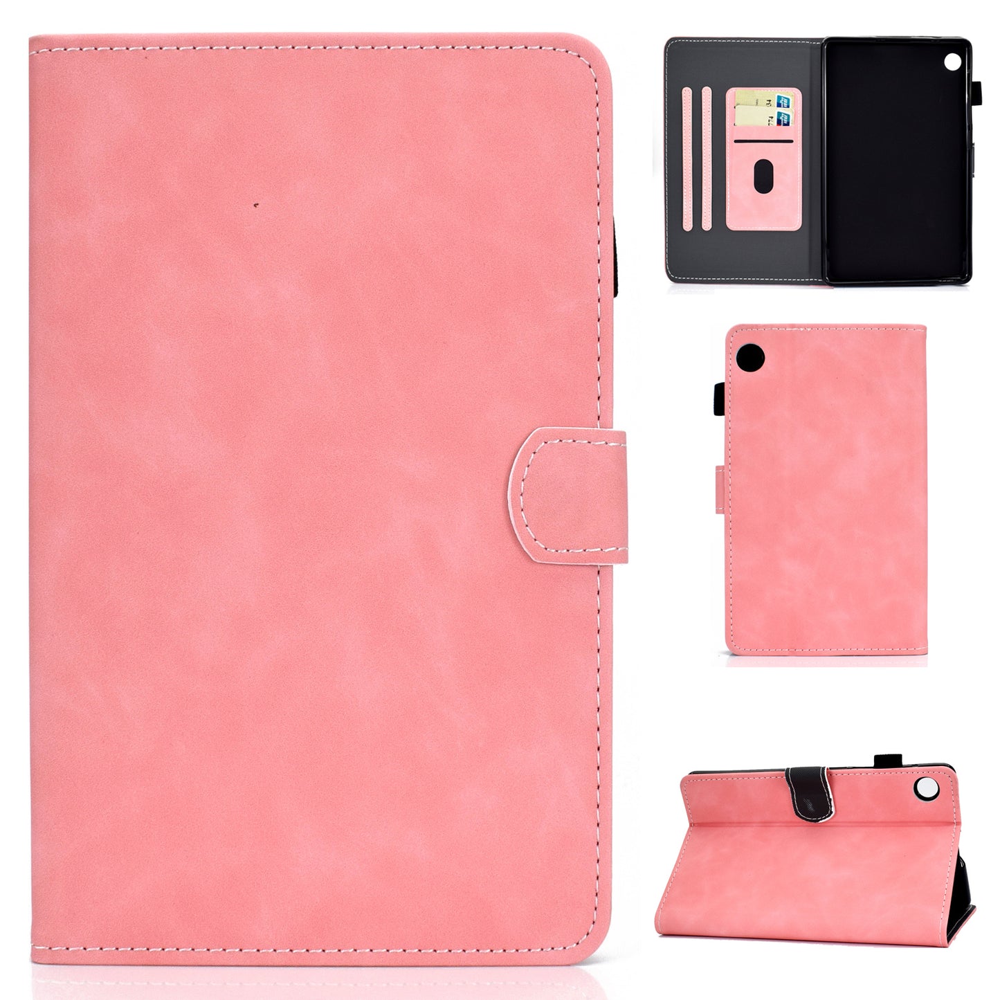 Leather Stand Case with Card Slots for Huawei MatePad T8