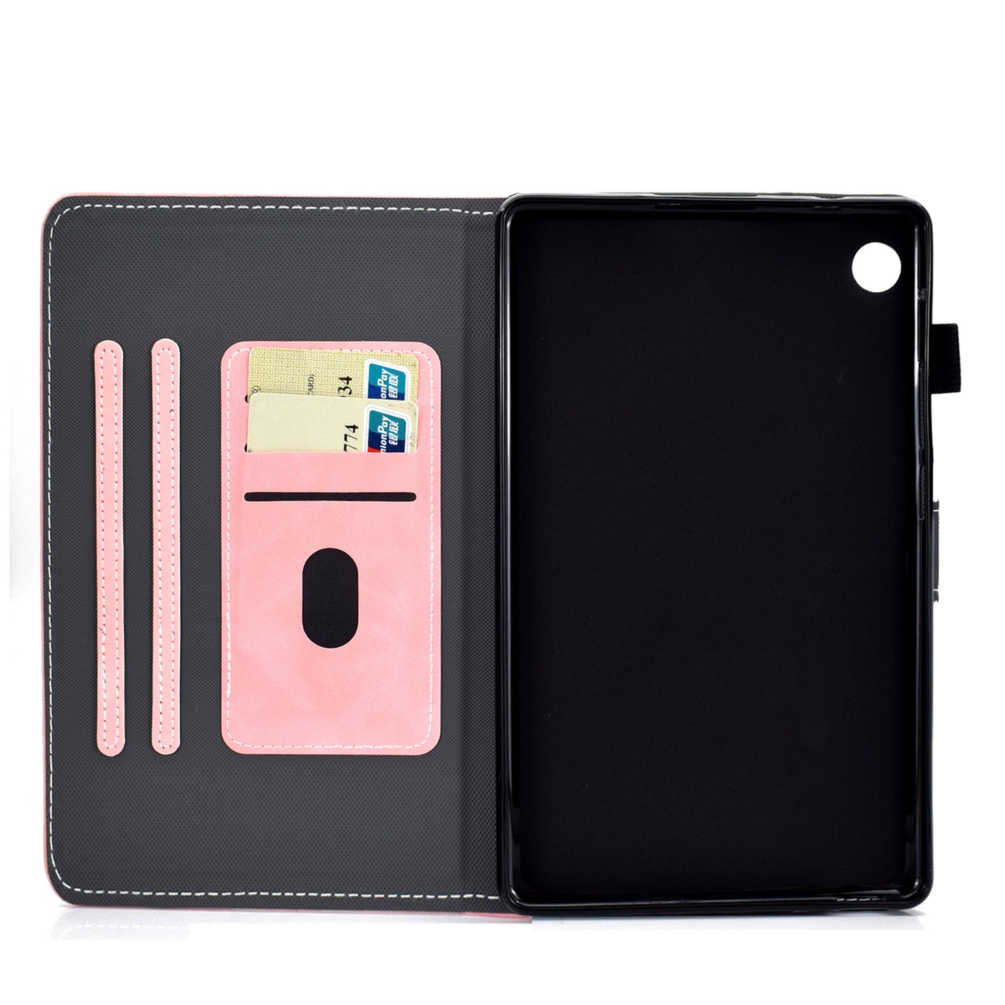 Leather Stand Case with Card Slots for Huawei MatePad T8