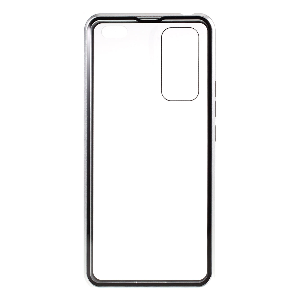 Detachable Magnetic Metal Frame + Double-sided Tempered Glass Cover Phone Shell for Honor 30 Pro