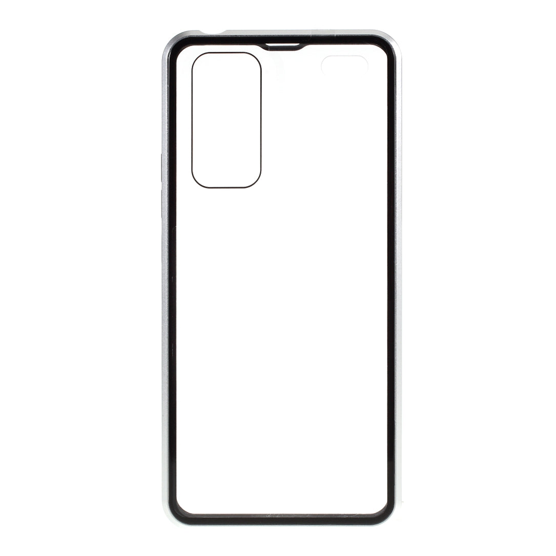 Detachable Magnetic Metal Frame + Double-sided Tempered Glass Cover Phone Shell for Honor 30 Pro