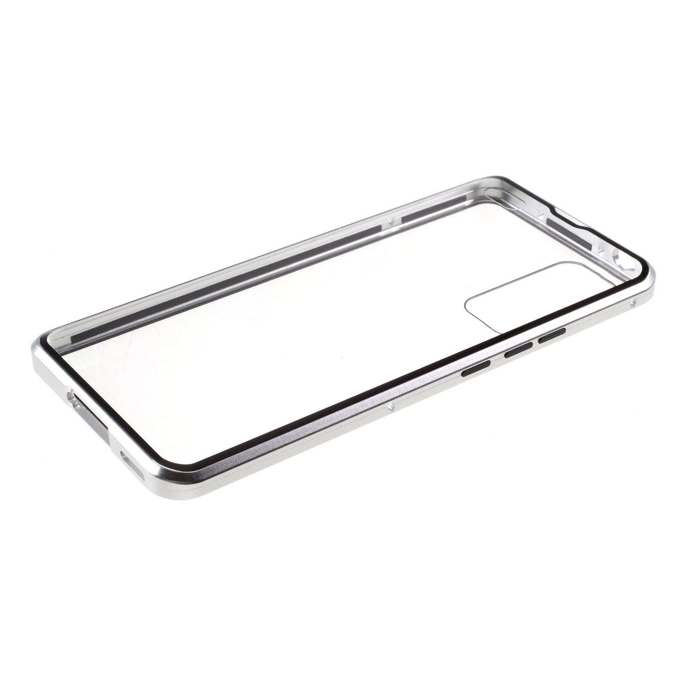 Detachable Magnetic Metal Frame + Double-sided Tempered Glass Cover Phone Shell for Honor 30 Pro