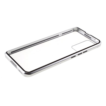 Detachable Magnetic Metal Frame + Double-sided Tempered Glass Cover Phone Shell for Honor 30 Pro