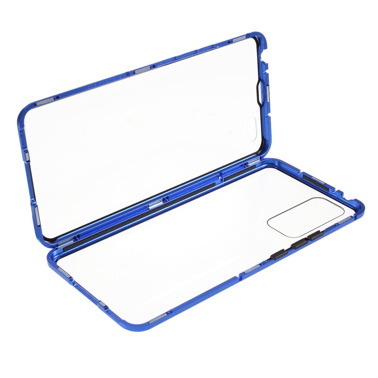 Detachable Magnetic Metal Frame + Double-sided Tempered Glass Cover Phone Shell for Honor 30 Pro