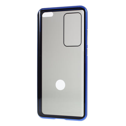 Detachable Magnetic Metal Frame + Double-sided Tempered Glass Anti-peep Shell Case for Huawei P40 Pro