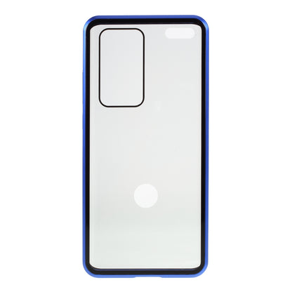Detachable Magnetic Metal Frame + Double-sided Tempered Glass Anti-peep Shell Case for Huawei P40 Pro