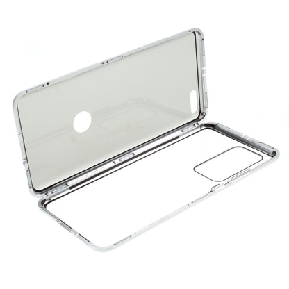 Detachable Magnetic Metal Frame + Double-sided Tempered Glass Anti-peep Shell Case for Huawei P40 Pro