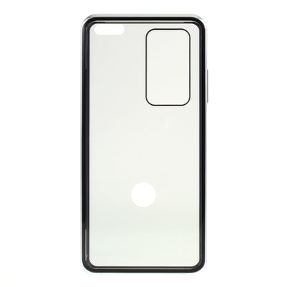 Detachable Magnetic Metal Frame + Double-sided Tempered Glass Anti-peep Shell Case for Huawei P40 Pro