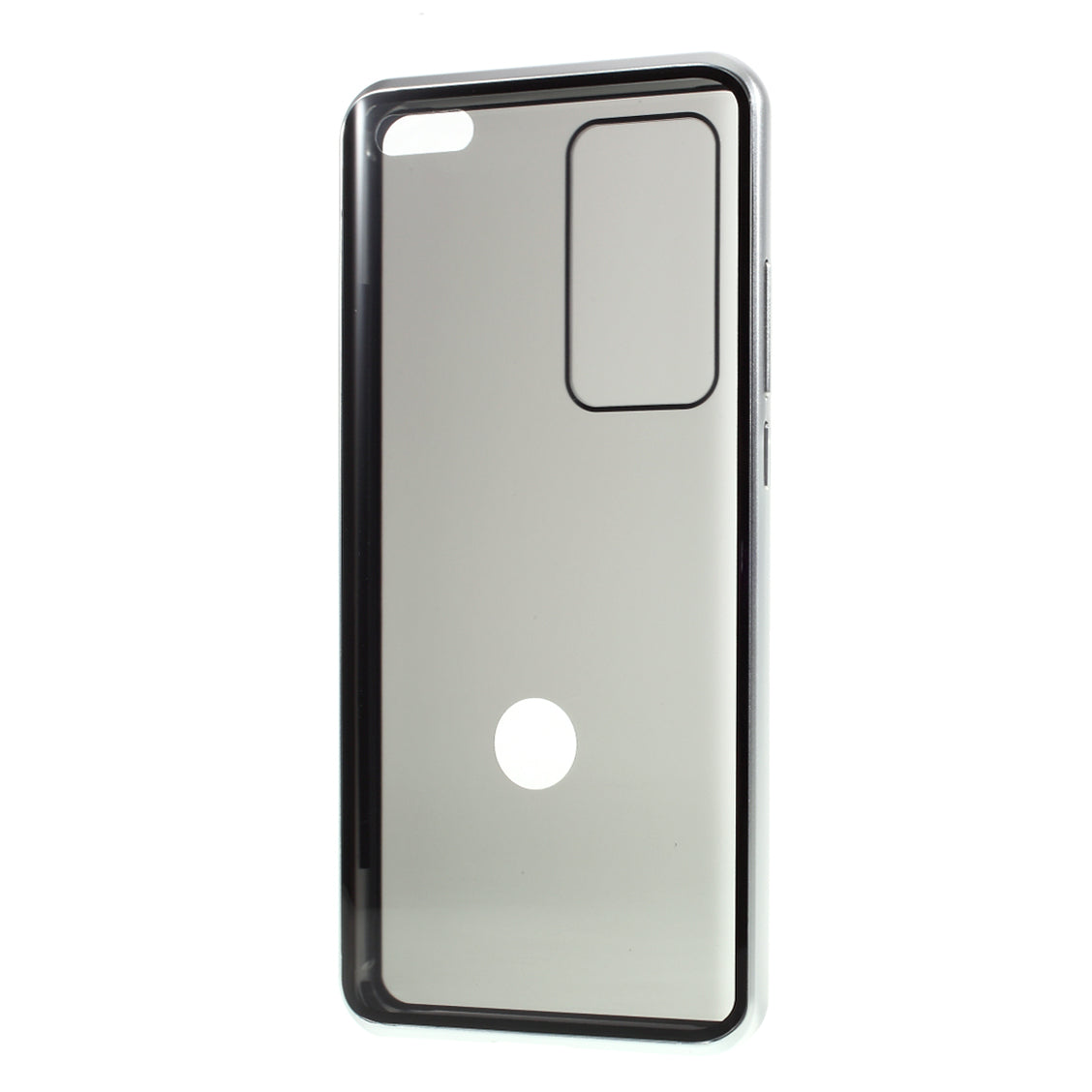 Detachable Magnetic Metal Frame + Double-sided Tempered Glass Anti-peep Shell Case for Huawei P40 Pro