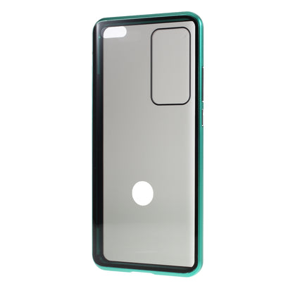 Detachable Magnetic Metal Frame + Double-sided Tempered Glass Anti-peep Shell Case for Huawei P40 Pro