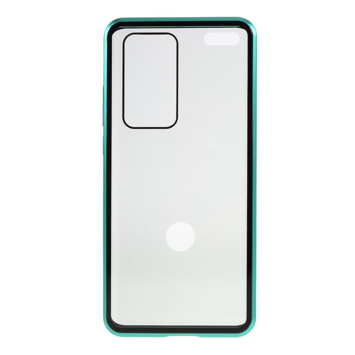 Detachable Magnetic Metal Frame + Double-sided Tempered Glass Anti-peep Shell Case for Huawei P40 Pro