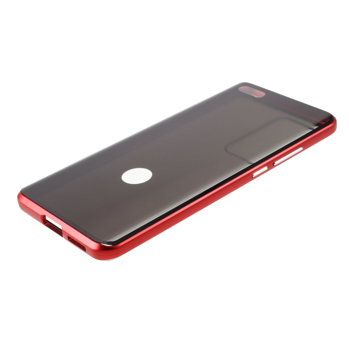 Detachable Magnetic Metal Frame + Double-sided Tempered Glass Anti-peep Shell Case for Huawei P40 Pro