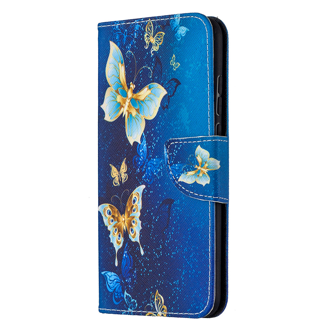 Pattern Printing Wallet Stand Leather Mobile Phone Shell for Honor 9X Lite