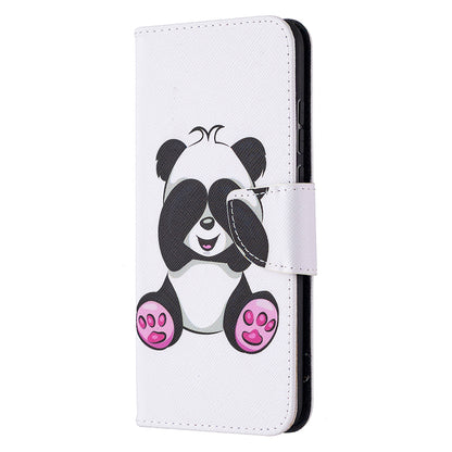 Pattern Printing Wallet Stand Leather Mobile Phone Shell for Honor 9X Lite