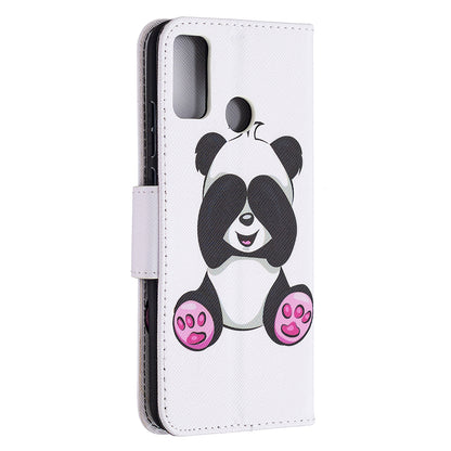 Pattern Printing Wallet Stand Leather Mobile Phone Shell for Honor 9X Lite