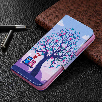 Pattern Printing Wallet Stand Leather Mobile Phone Shell for Honor 9X Lite