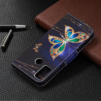 Pattern Printing Wallet Stand Leather Mobile Phone Shell for Honor 9X Lite