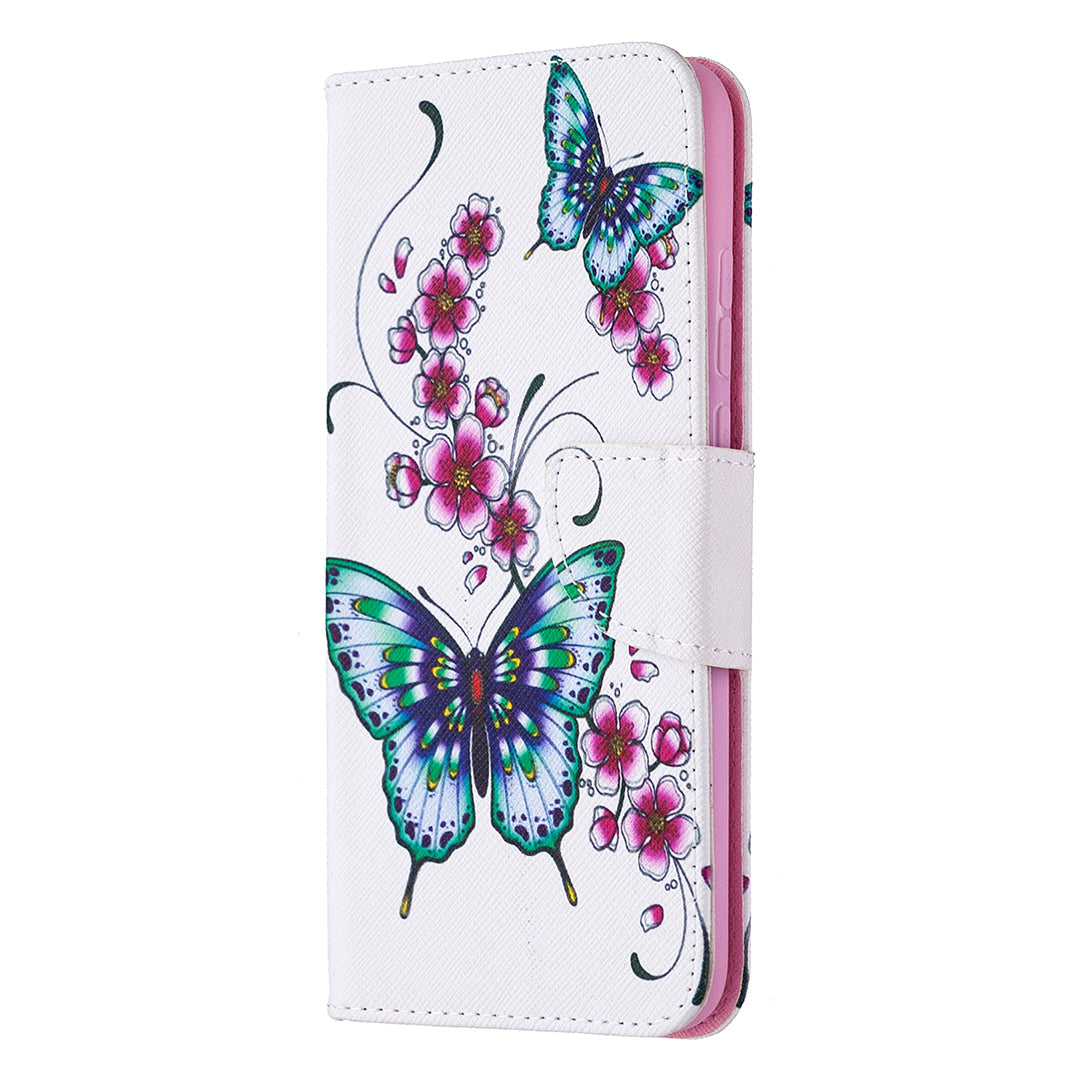 Pattern Printing Wallet Stand Leather Mobile Phone Shell for Honor 9X Lite