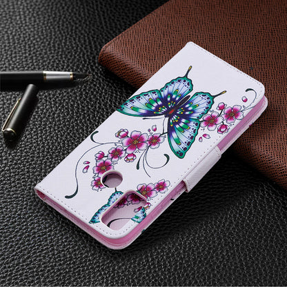 Pattern Printing Wallet Stand Leather Mobile Phone Shell for Honor 9X Lite