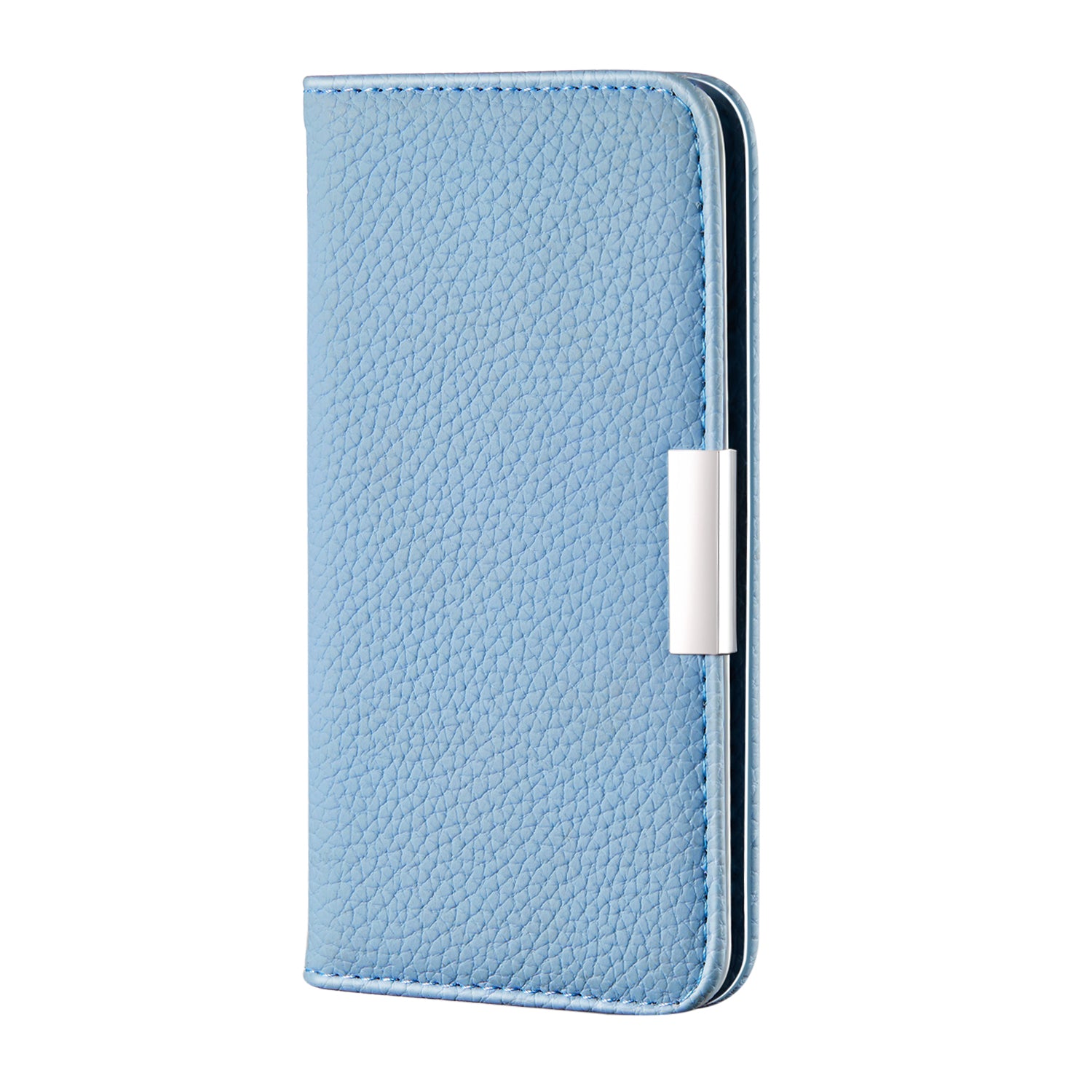 Litchi Skin Auto-absorbed Leather Stand Cover with Card Slots Shell for Huawei P40 Pro