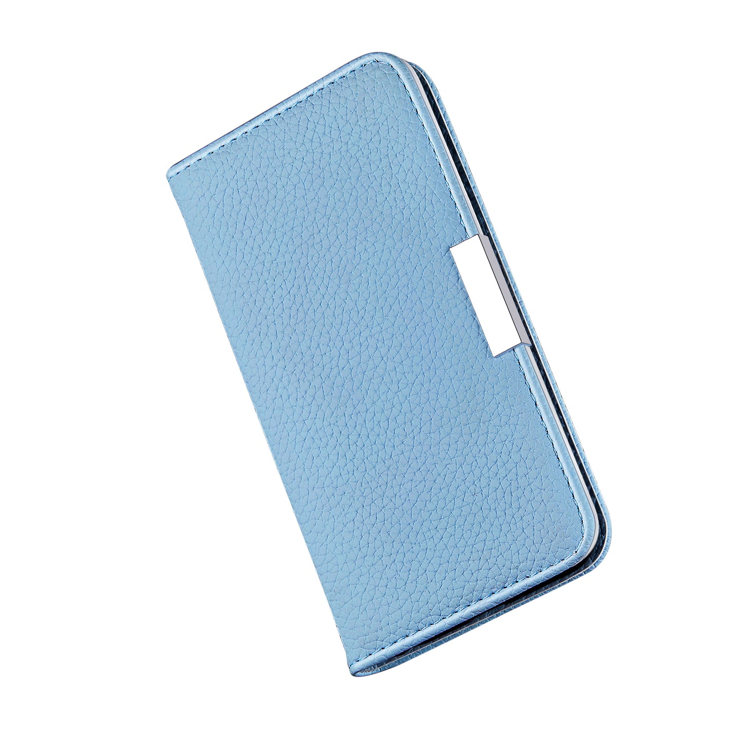 Litchi Skin Auto-absorbed Leather Stand Cover with Card Slots Shell for Huawei P40 Pro