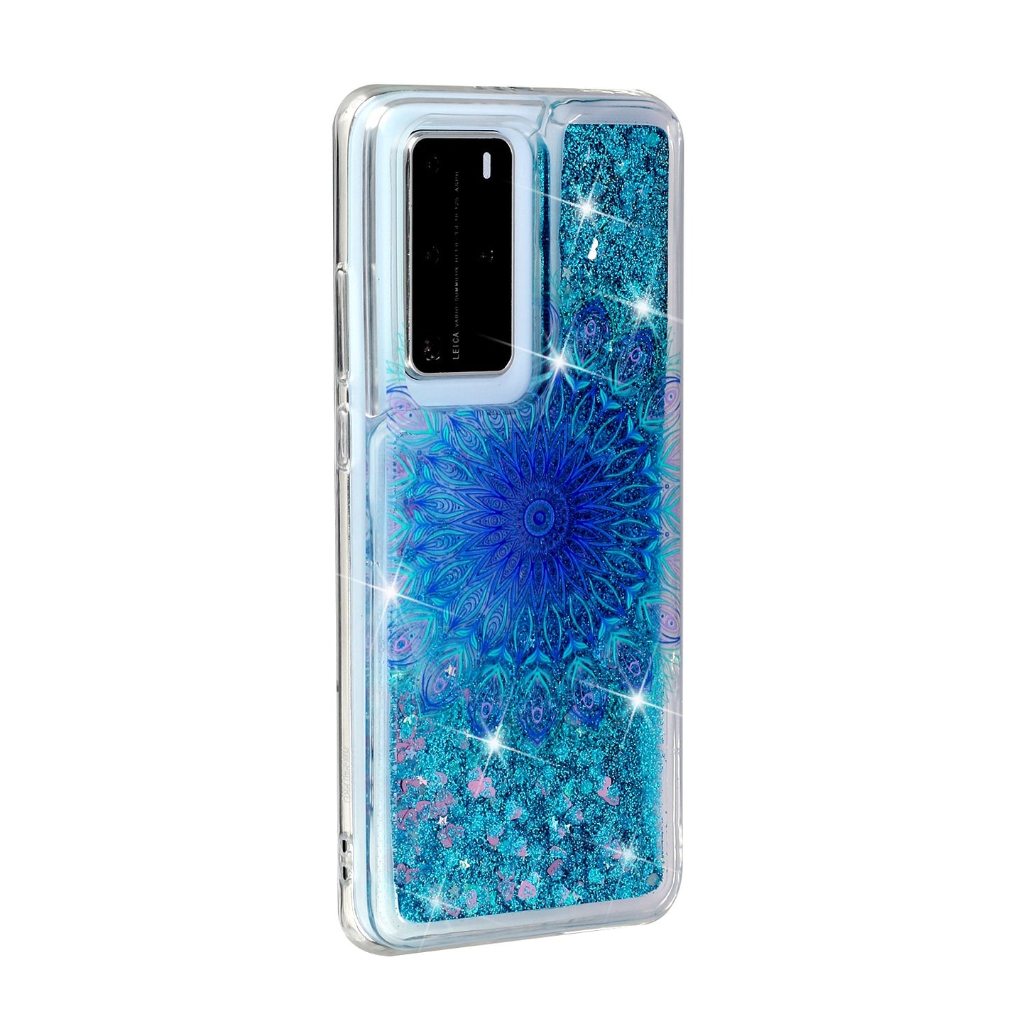 Pattern Printing Glitter Powder Quicksand TPU Back Shell for Huawei P40 Pro